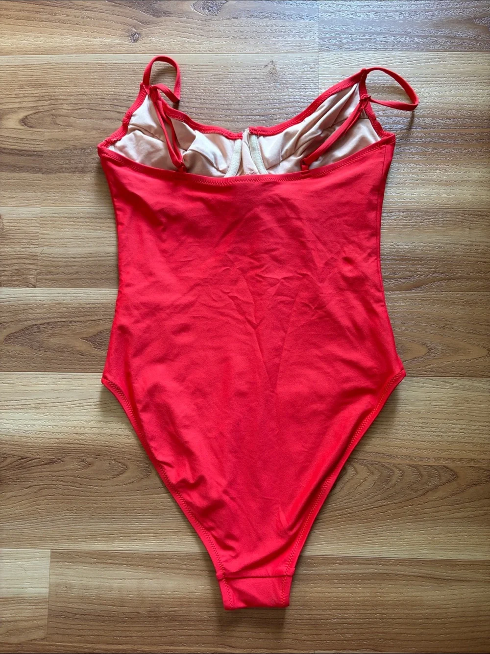 J Crew 1993 Underwire Red One Piece swimsuit - Picture 7 of 9